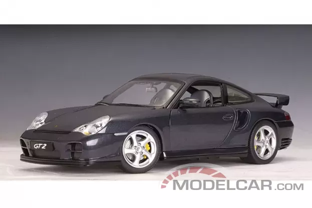 AUTOart Porsche 911 996 GT2 2002 Black 1:18 77842