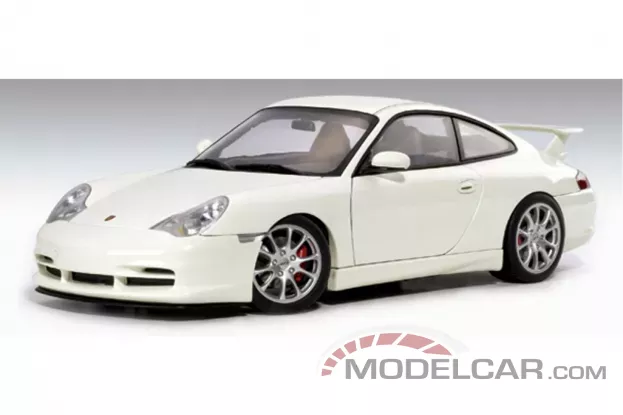 AUTOart Porsche 911 996 GT3 2003 White 1:18 77942