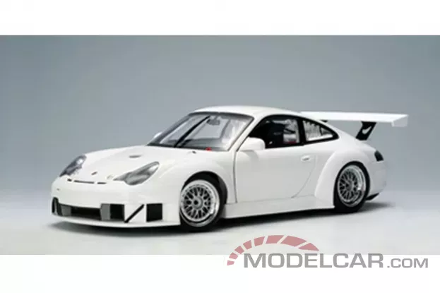AUTOart Porsche 911 996 GT3 RSR 2005 Plain Body Version White 1:18 80584