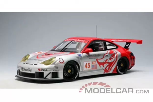 AUTOart Porsche 911 996 GT3 RSR 2006 ALMS GT2 Flying Lizard 45 1:18 80673