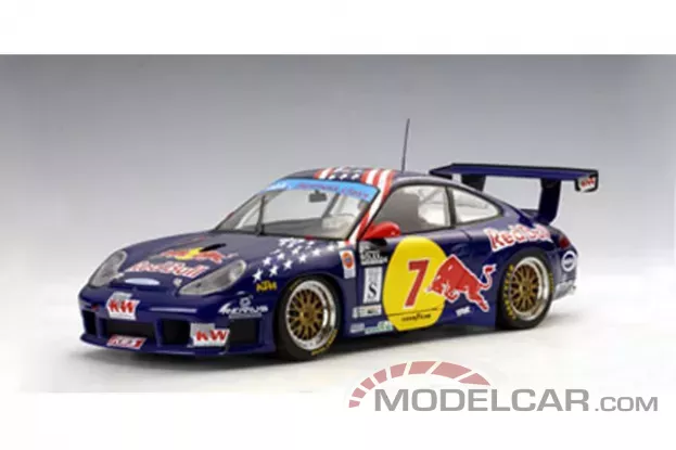 AUTOart Porsche 911 996 GT3R 2002 Daytona 24 Hrs Red Bull 7 Quester Riccitelli Vosse Said 1:18 80272