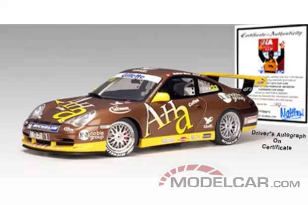 AUTOart Porsche 911 996 GT3R 2004 Asian Carrera Cup A-Ha M.Marsh 1 1:18 80489