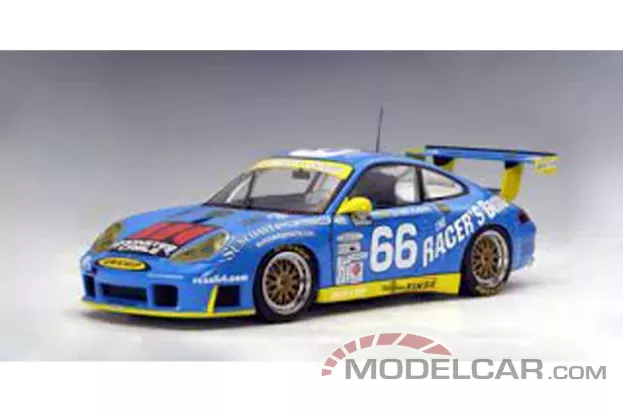 AUTOart Porsche 911 996 GT3R Daytona 24 Hrs GT Class 2002 Winner 66 	Racers Group Buckler Schrom Bernhard Bergmeister 1:18 80273