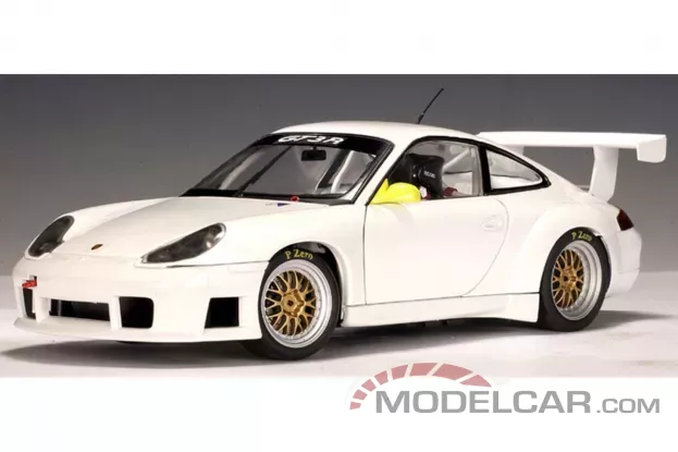 AUTOart Porsche 911 996 GT3R White 1:18 77821