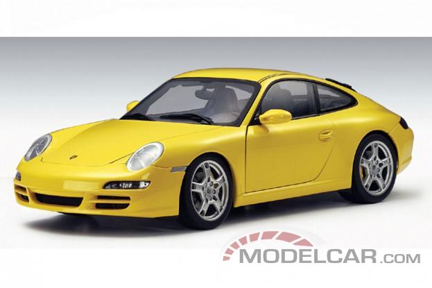 Autoart Porsche 911 997 Carrera S Yellow