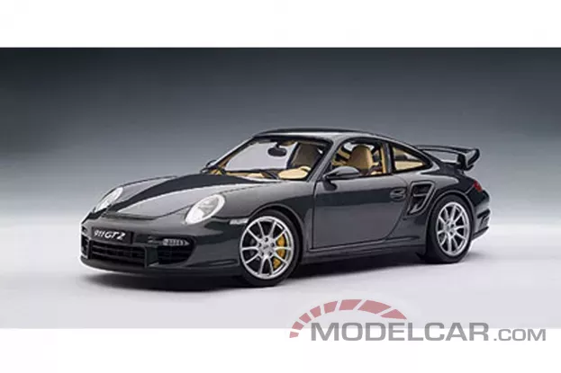 AUTOart Porsche 911 997 GT2 Dark Grey 1:18 77899