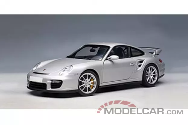 AUTOart Porsche 911 997 GT2 Silver 1:18 77898
