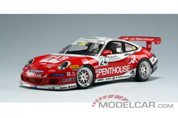 AUTOart Porsche 911 997 GT3 Cup 2007 Penthouse M.Bruckl 24 1:18 80784