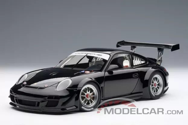 AUTOart Porsche 911 997 GT3 R 2010 Plain Body Version Black 1:18 81071