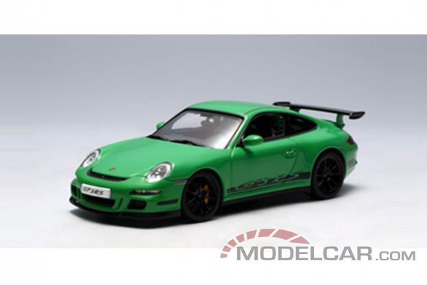 AUTOart Porsche 911 997 GT3 RS Green with Black Stripes 57912