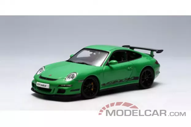 AUTOart Porsche 911 997 GT3 RS Green with Black Stripes 1:43 57912