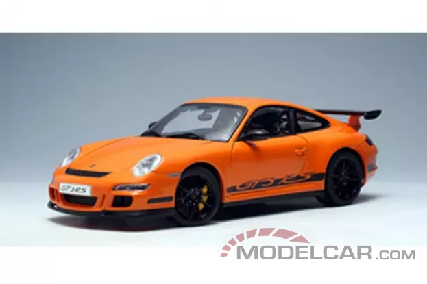 AUTOart Porsche 911 997 GT3 RS Orange with Black Stripes 1:18 77991