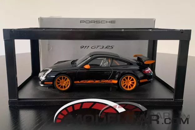 AUTOart Porsche 911 997 GT3 RS black orange dealer edition 1:18 WAP02112017