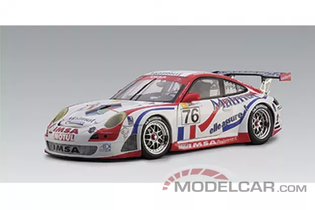 AUTOart Porsche 911 997 GT3 RSR 2007 Le Mans R.Lietz P.Long R.Narac 76 GT2 Class Winner Monza 1:18 80771