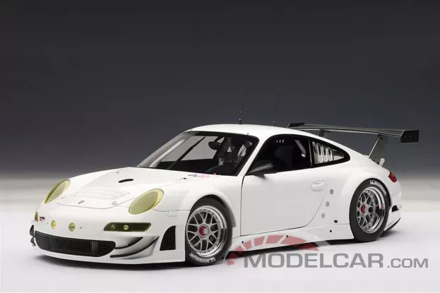 AUTOart Porsche 911 997 GT3 RSR 2010 Plain Body Version White 1:18 81073