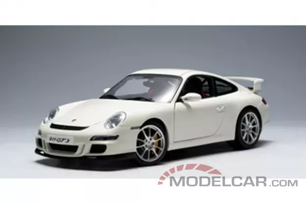 AUTOart Porsche 911 997 GT3 White 1:18 77998