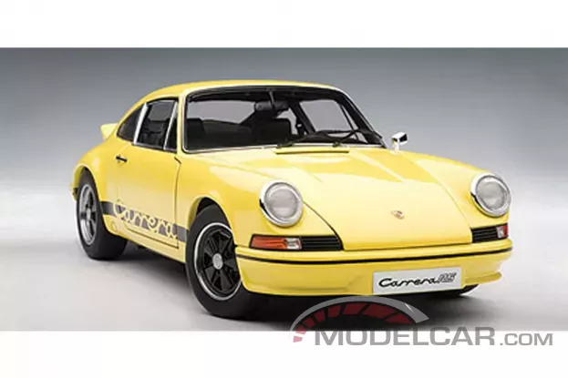 AUTOart Porsche 911 Carrera RS 2.7 1973 Yellow with Black Stripes 1:18 78053