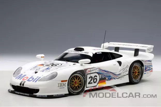 AUTOart Porsche 911 GT1 24HRS Le Mans 1997 26 E. Collard R. Kelleners Y. Dalmas 1:18 89772