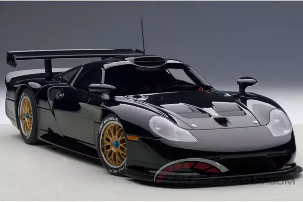 AUTOart Porsche 911 GT1 Plain Body Version 1997 Black 1:18 89770