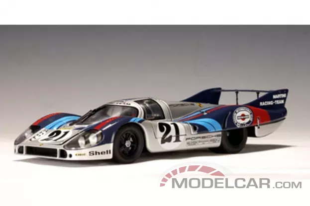 AUTOart Porsche 917 Long Tail 1971 Le Mans V.Elford G.Larousse 21 1:18 87171