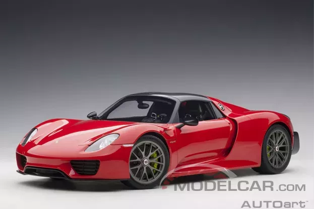 AUTOart Porsche 918 Spyder Weissach Package Guards Red 1:12 12122