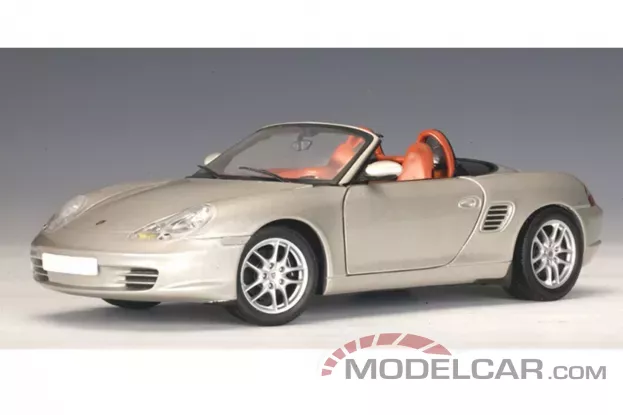 AUTOart Porsche Boxster 986 Cabriolet Facelift Arctissilver Metallic 1:18 77872