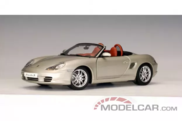 AUTOart Porsche Boxster S 986 Cabriolet Facelift Arctissilver Metallic 1:18 77882