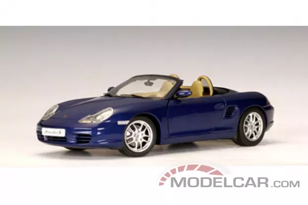 AUTOart Porsche Boxster S 986 Cabriolet Facelift Lapisblue Metallic 1:18 77881
