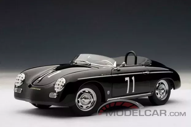 AUTOart Porsche Speedster 71 Steve McQueen Version Black 1:18 77866