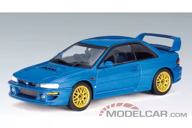 AUTOart Subaru Impeza 22B Metallic Blue 1:43 58601