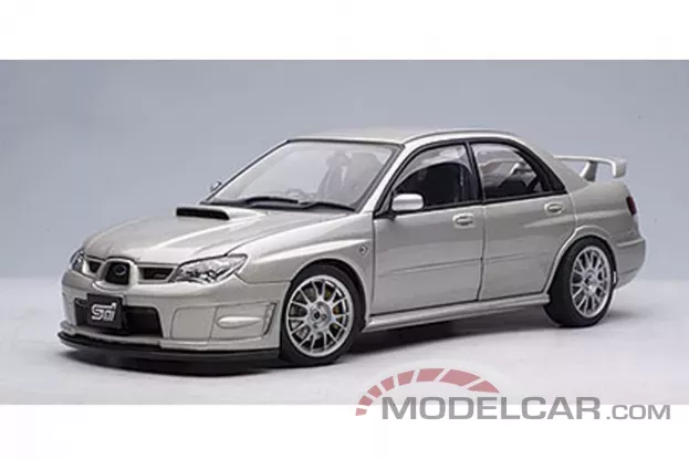 AUTOart Subaru Impreza S204 Crystal Grey Metallic 1:18 78671
