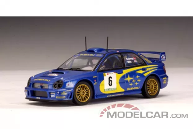 AUTOart Subaru Impreza WRC 2001 P.Solberg P. Mills 6 1:43 60192