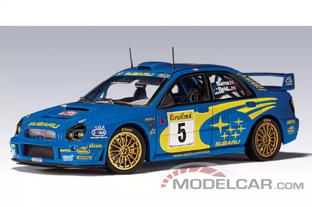 AUTOart Subaru Impreza WRC 2001 R. Burns R. Reid 5 1:18 80192