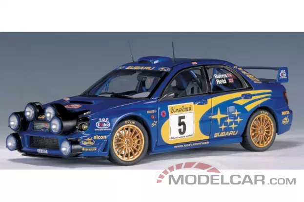 AUTOart Subaru Impreza WRC 2001 T. Makinen K. Lindstrom 10 1:18 80195