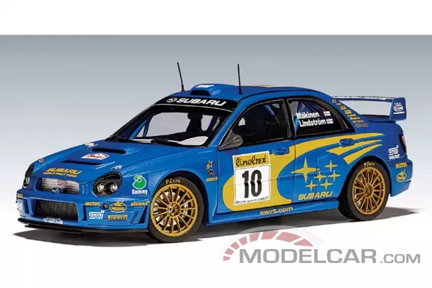 AUTOart Subaru Impreza WRC 2002 T. Makinen K. Lindstrom 10 1:18 80292