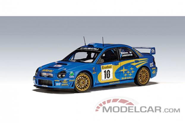AUTOart Subaru Impreza WRC 2002 T.Makinen Lindstrom 10 Rally Monte Carlo 60291