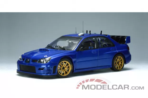 AUTOart Subaru Impreza WRC 2006 Plain Body Version Blue 1:18 80691