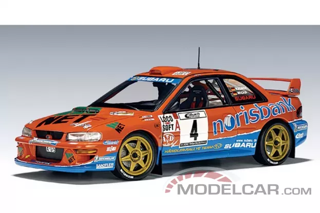 AUTOart Subaru Impreza WRC Kremer Wicha German Team Norisbank 04 2000 1:18 80091