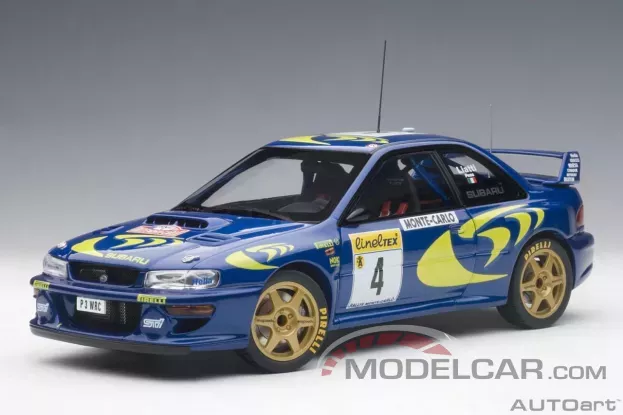 AUTOart Subaru Impreza WRC Rally of Monte Carlo 1997 4 P.Liatti F.Pons 1:18 89791