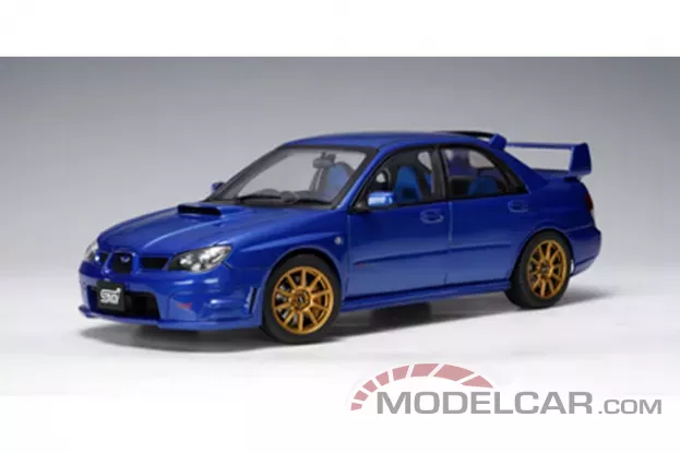 AUTOart Subaru Impreza WRX STI 2006 blue 1:18 78681