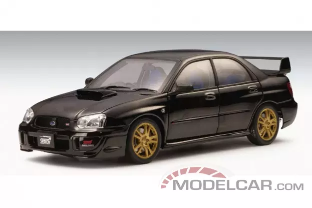 AUTOart Subaru Impreza WRX Sti 2003 Black 1:18 78663