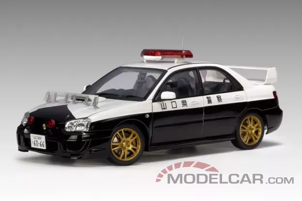 AUTOart Subaru Impreza WRX Sti 2003 Police Car 1:18 78656