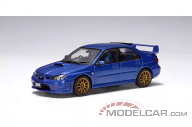 AUTOart Subaru Impreza WRX Sti 2006 Blue 1:43 58681