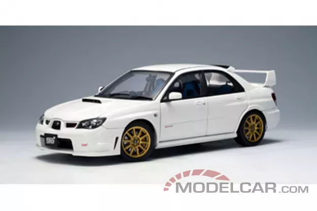 AUTOart Subaru Impreza WRX Sti 2006 White 1:18 78682