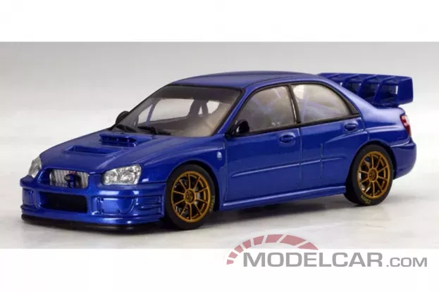 AUTOart Subaru New Age Impreza WRC 2003 Plain Body Version Blue 1:43 60394