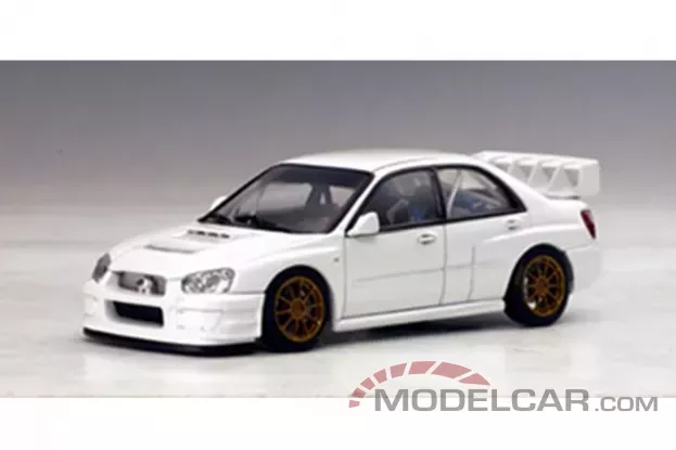 AUTOart Subaru New Age Impreza WRC 2003 Plain Body Version White 1:43 60392