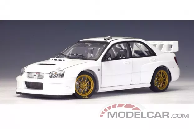 AUTOart Subaru New Age Impreza WRC Plain Body Version 2003 White 1:18 80392
