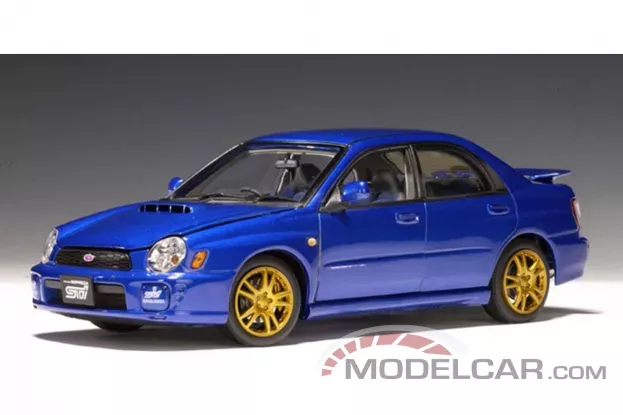 AUTOart Subaru New Age Impreza WRX STI 2001 blue 1:18 78642