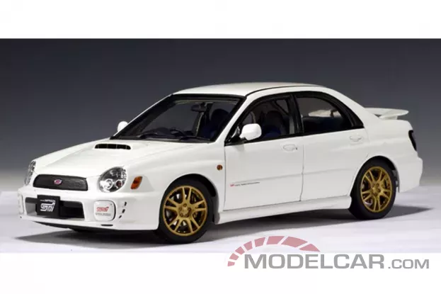 AUTOart Subaru New Age Impreza WRX Sti 2001 White 1:18 78643