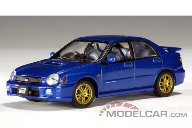 AUTOart Subaru New Age Impreza WRX Sti 2001 Blue 1:43 58642